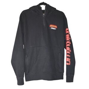 Santa Cruz ThirtyTwo Hoodie Pullover Quater-Zip Front Pockets Screaming Hand (S)